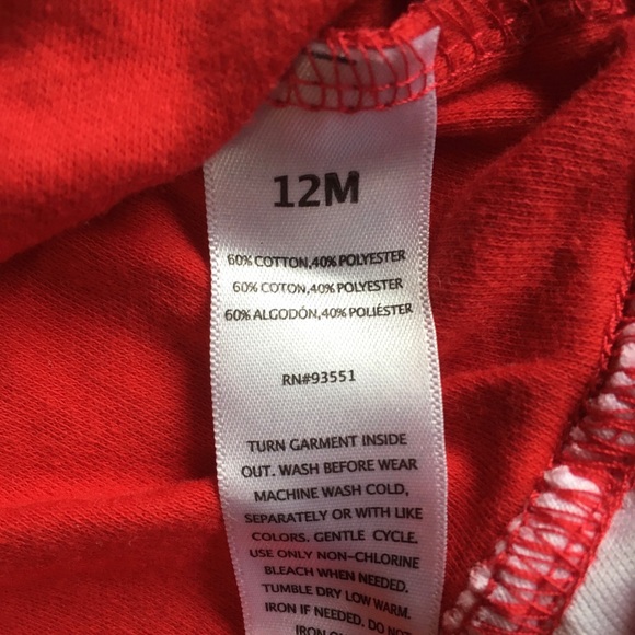 EUC 12m Christmas set with ruffles candy cane stripes - Picture 7 of 10